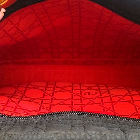 Christian Dior black nylon Lady Dior handbag - Picture 8 of 16